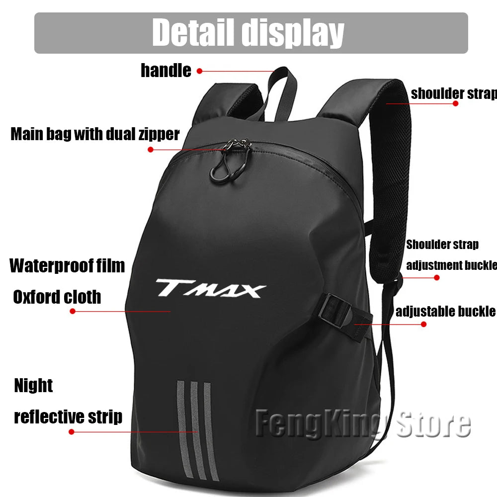 for YAMAHA T-Max 500 TMAX 500 560 TMax 530 Knight backpack motorcycle helmet bag travel equipment waterproof and large capacity