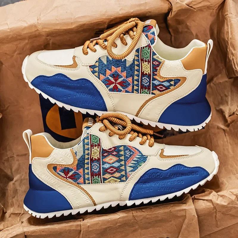 2025 New Men's Casual Sneakers Thick Bottomed Men's Running Shoes Novelty Shock-absorbing Anti Slip Male Shoes Tenis Masculino
