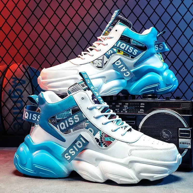 2024 Fashion Mens Lightweight Running Shoes Breathable Leisure Sports Anti-slip Wear-resistant Men Shoes Sneakers