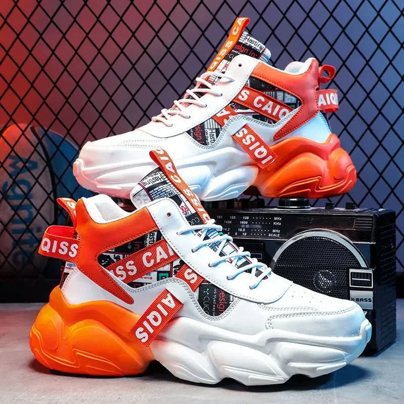 2024 Fashion Mens Lightweight Running Shoes Breathable Leisure Sports Anti-slip Wear-resistant Men Shoes Sneakers