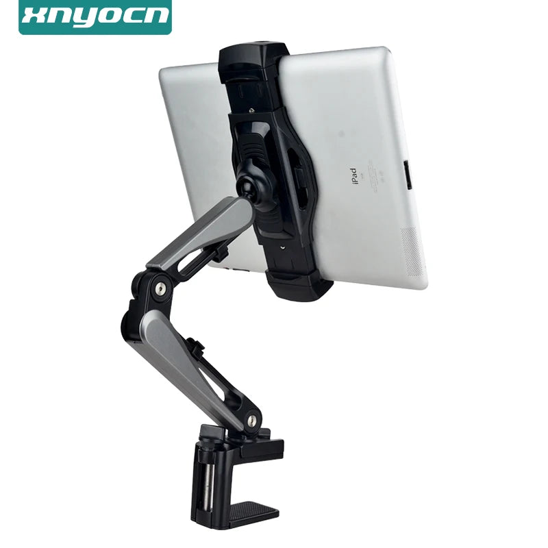 Xnyocn 360 Adjustable Bed Tablet Stand for 4-12.9inch Mobile Phones Tablets Lazy Arm Bed Desk Tablet Mount Support for iPad Mini