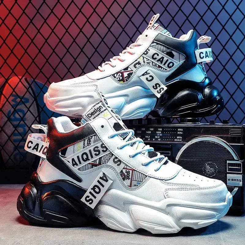 2024 Fashion Mens Lightweight Running Shoes Breathable Leisure Sports Anti-slip Wear-resistant Men Shoes Sneakers