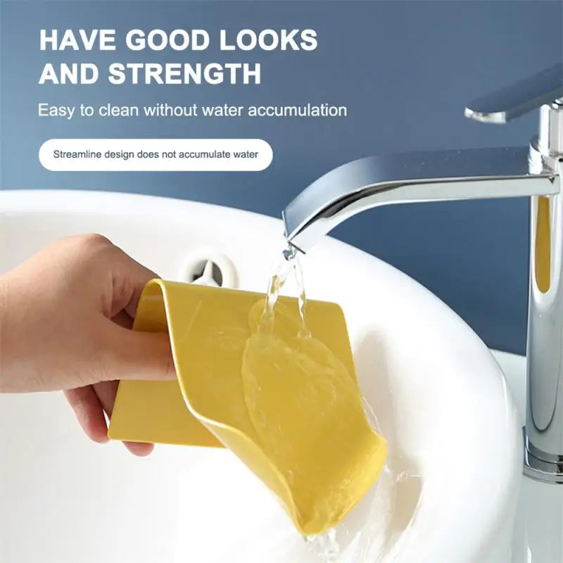 High Quality Soap Dish Wall-Mounted Soap Box Drainage Soap Holder Soap Rack Punch-Free Soap Sponge Shelf Bathroom Accessories