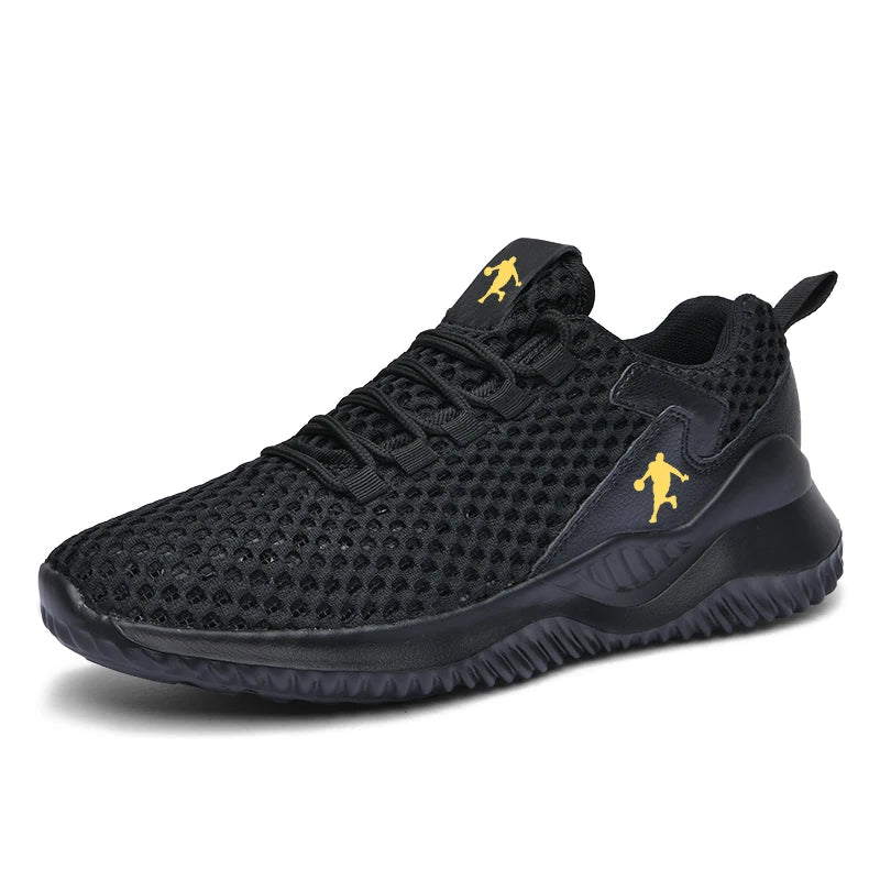 Shoes For Men Breathable Casual Shoes Men's Sneakers Summer Light Mesh Air Cushion Sports Shoes Outdoor Lace Up Training Shoes